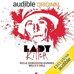 Diseño de la portada del título Belle Sorenson Gunness. Belle's Hell