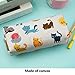 LParkin Cute Cat Pencil Case Make Up Case Cosmetic Bag Stationary Kawaii Pencil Box Pouch Teacher Gift Gadget Bag