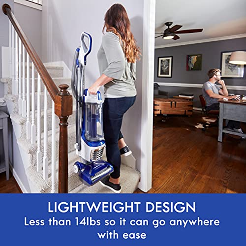Kenmore DU5080 Bagless Upright Vacuum Lift Cleaner 2-Motor Power Suction with HEPA Filter, 3-in-1 Combination Tool, Pet Handi-Mate for Carpet, Hard Floor, Navy, 2 Liters