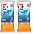 HTH 52035 Swimming Pool Care Shock Advanced, Swimming Pool Chemical, Cal Hypo Formula, 1lb (Pack of 2)