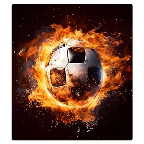 Cubierta magnética para lavavajillas que oculta arañazos con diseño deportivo de fútbol