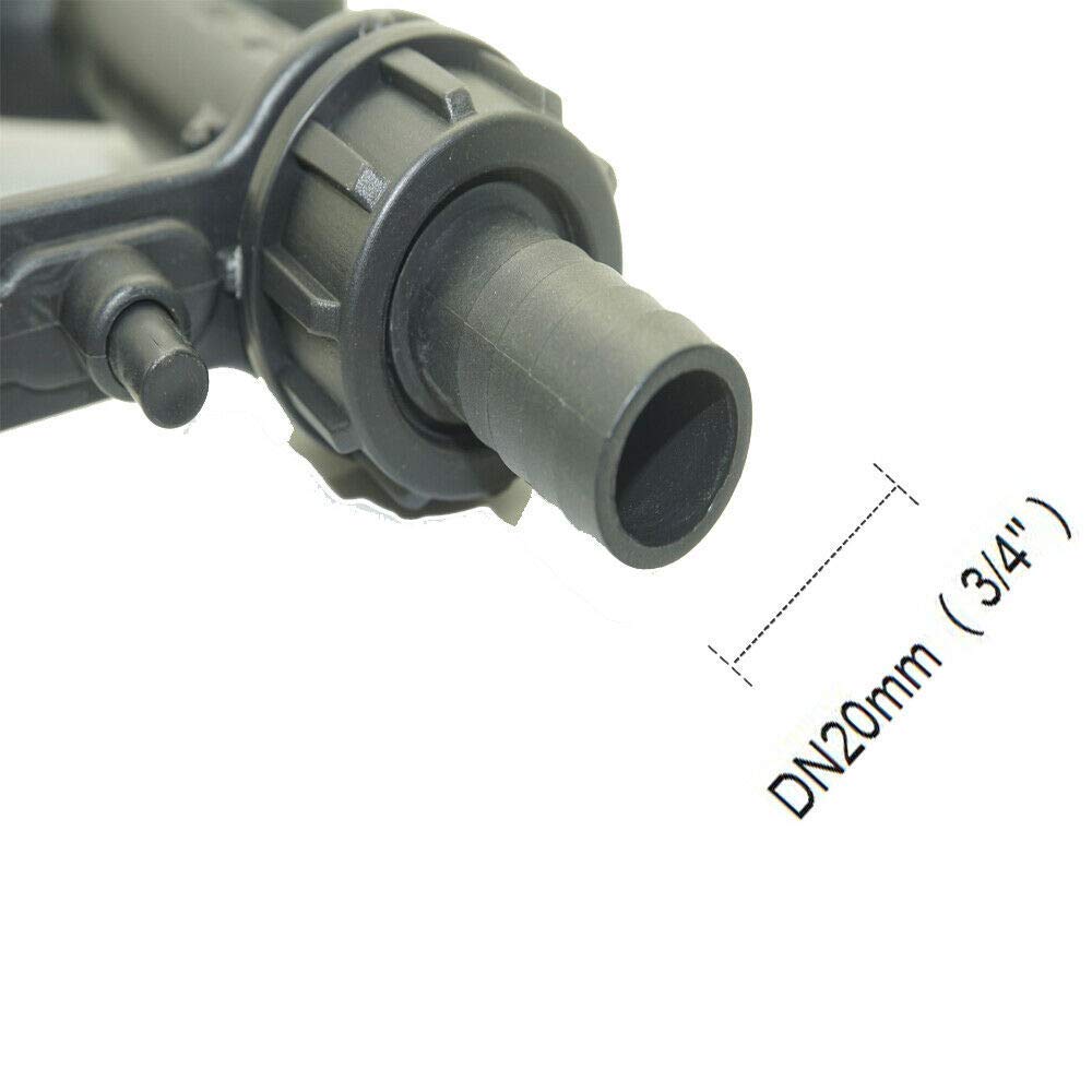 Dieselpumpendüse, 1,9 cm manueller Kraftstoffschlauch, Triggerdüse, passend für Transfer-Dieselöl-Dosierpumpe, chemische Düse, chemische Flüssigkeit, IBC-Wassertank (20 mm)