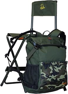 BENISPORT Silla -Mochila Desmontable Aitana Camuflaje Verde Caza