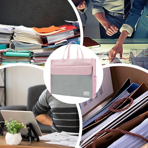 Bolsa para documentos A3 maletín organizador impermeable portátil multibolsillos 5