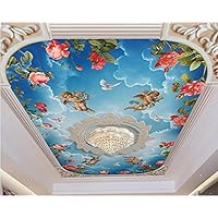 Auto-Adhésif Papier Peint 3D Mural - Chrétienne Religieuse Ciel Bleu - Papier Peint Peinture