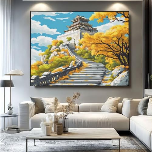 Diamond Painting Chine architecture kit mosaïque adulte 90x75