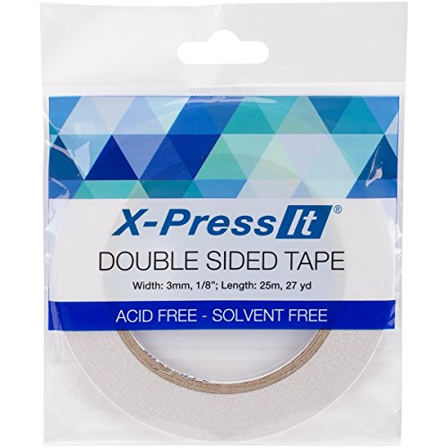 X-Press It Double-Sided Tape 3mm-.125"X27yd Cover