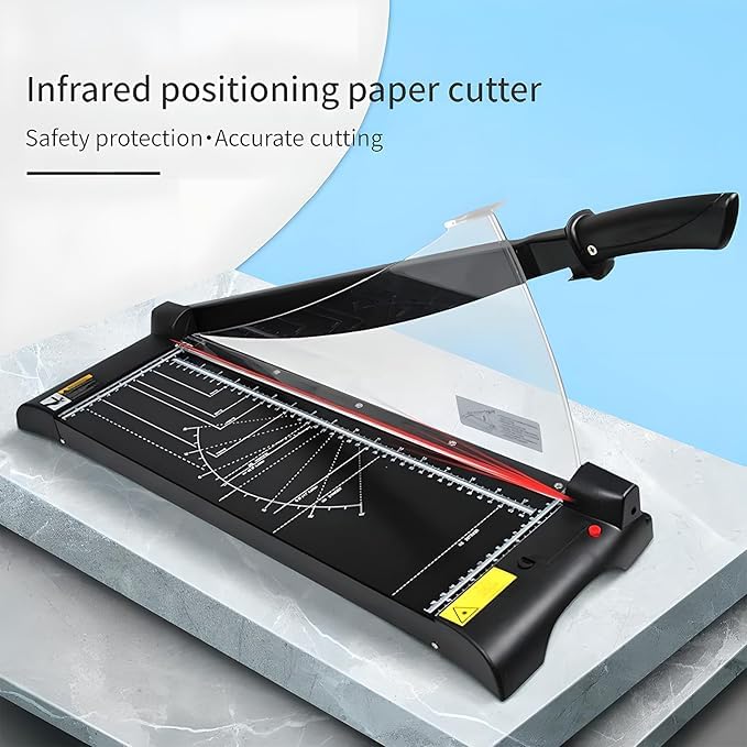Massicot rotatif manuel pour decoupe de precision a la maison
