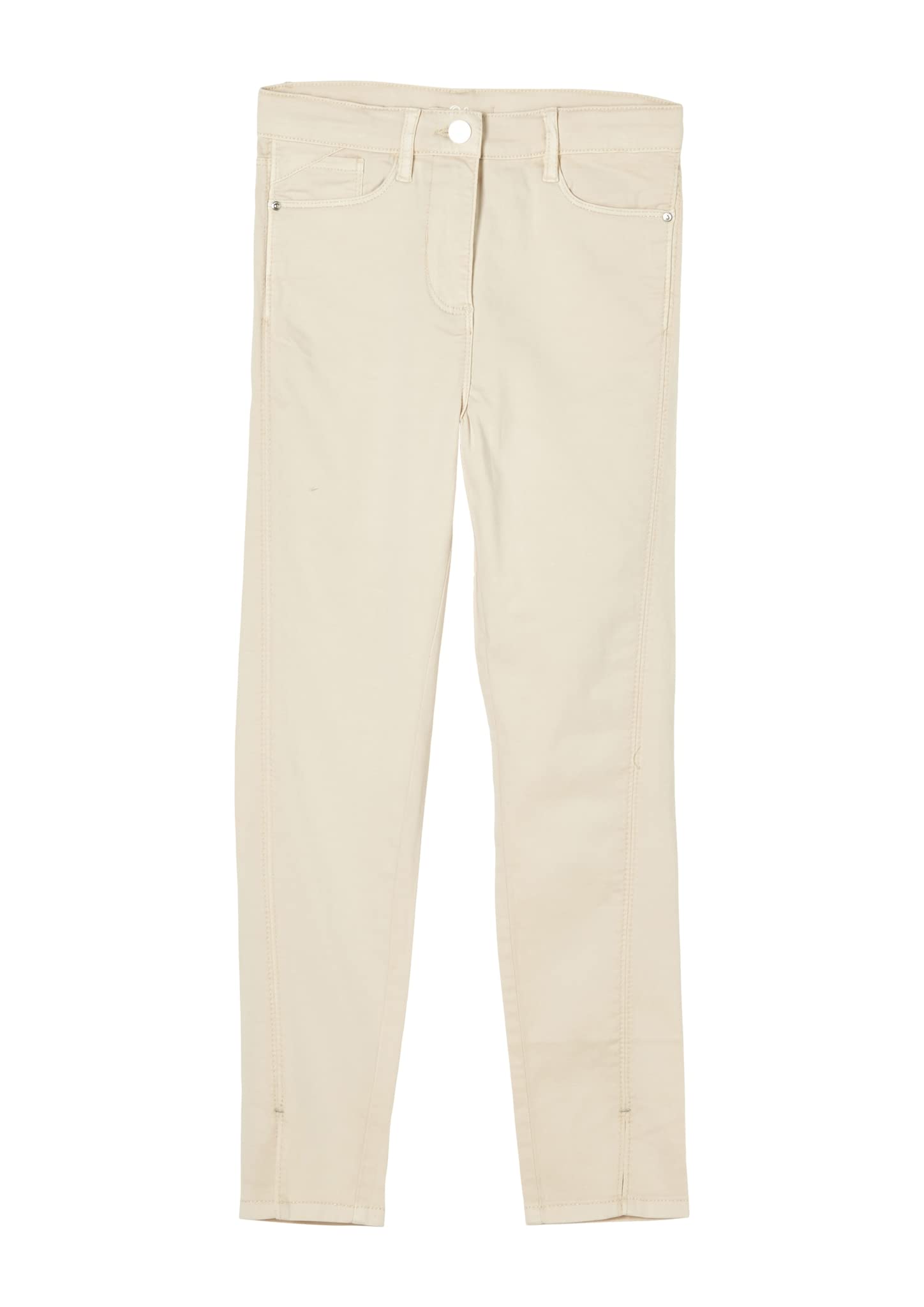 s.Oliver Junior Girl's Long Trousers, Cream, 158, Cream, 13 Years