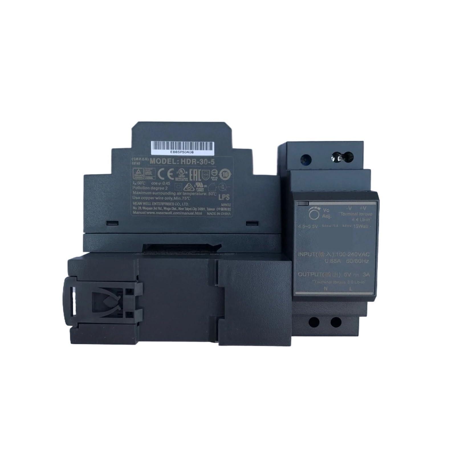 JJKKOZVQF HDR-30-5 DC 5V 3A 15W Power Supply