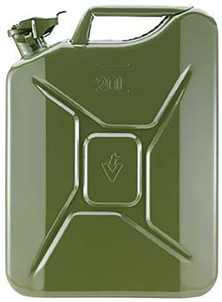 Jerricane Métal - Couleur : Olive - 20 l
