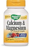 Nature's Way Calcium and Magnesium Capsules, 100 Count (Pack of 3)