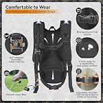 MARCHWAY Tactical MOLLE Hydration Backpack Daypack with 2.5L Water Bladder - Image 4