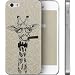 iPhone 5S Case, iPhone SE Case, ESR Illustrators Series Protective Case [Good Grip] with Aesthetic Print Hard Back Cover for iPhone 5/5s/SE (Tycoon Giraffe)