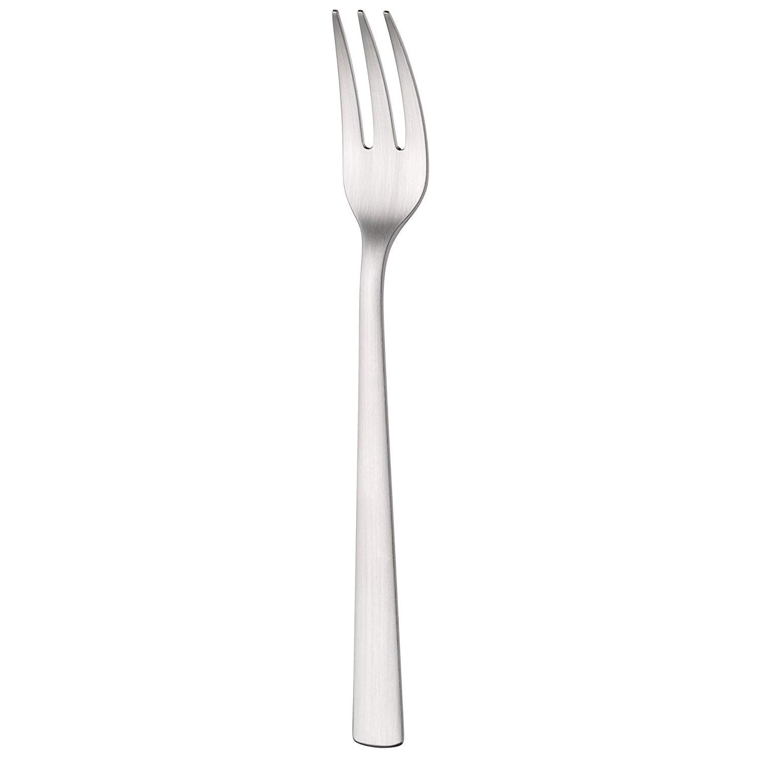 WMF Corvo Besteck Set 6 Personen, 30-teilig, Hohlheftmesser & Corvo Kuchengabel 16 cm, Cromargan protect, Edelstahl mattiert, kratzbeständig, spülmaschinenfest