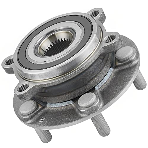 Image of Detroit Axle - 2 Front Wheel Bearing and Hubs Assembly with 5-Lug for Mazda CX-5 2013-2025, Mazda 6 2014-2021