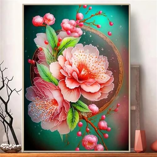 Peinture Diamant pour Adultes Kit Complet Motif Fleur 100x130