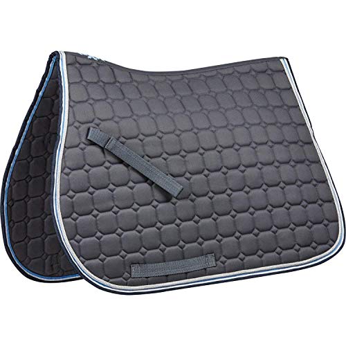 Saxon Coordinate Quilted Ap Saddle Pad Cob Blue #TOP1
