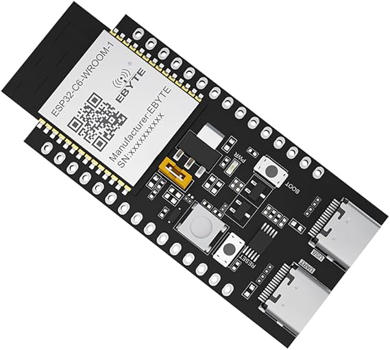 2.4G ESP32-C6 WiFi Bluetooth Test Board ESP32-C6-WROOM-1-TB BLE5.3 WIFI6 MQTT IPV6 8 Flash at Command