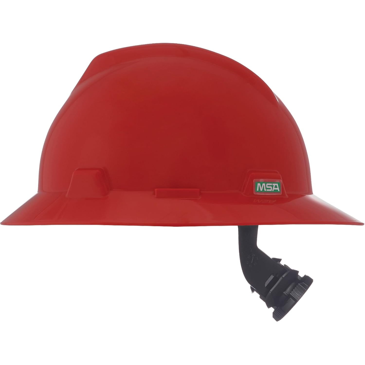 V-Gard Full-Brim Hard Hats, Ratchet Suspension, Size 6 1/2-8, Red