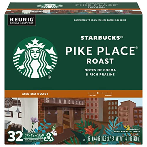 Starbucks Coffee K-Cup Pods, Pike Place 