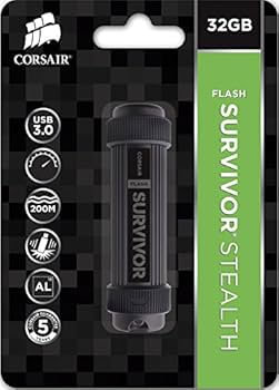 CORSAIR コルセア USB3.0 Flash / USBメモリ Survivor Stealthシリーズ 高耐久性モデル CMFSS3B-64GB w17b8b5 Amazon.com: Corsair Flash Survivor Stealth 64GB USB 3.0