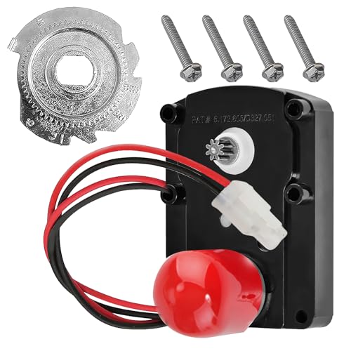 7384691 7286039 Water Softener Motor and Cam Gears Kit for High Flow 1 Systems Replaces 7281291 7234731 7228900 7223015 7228544 7252381 7250622 WS26X10021 WS26X21821 OEM with Screws