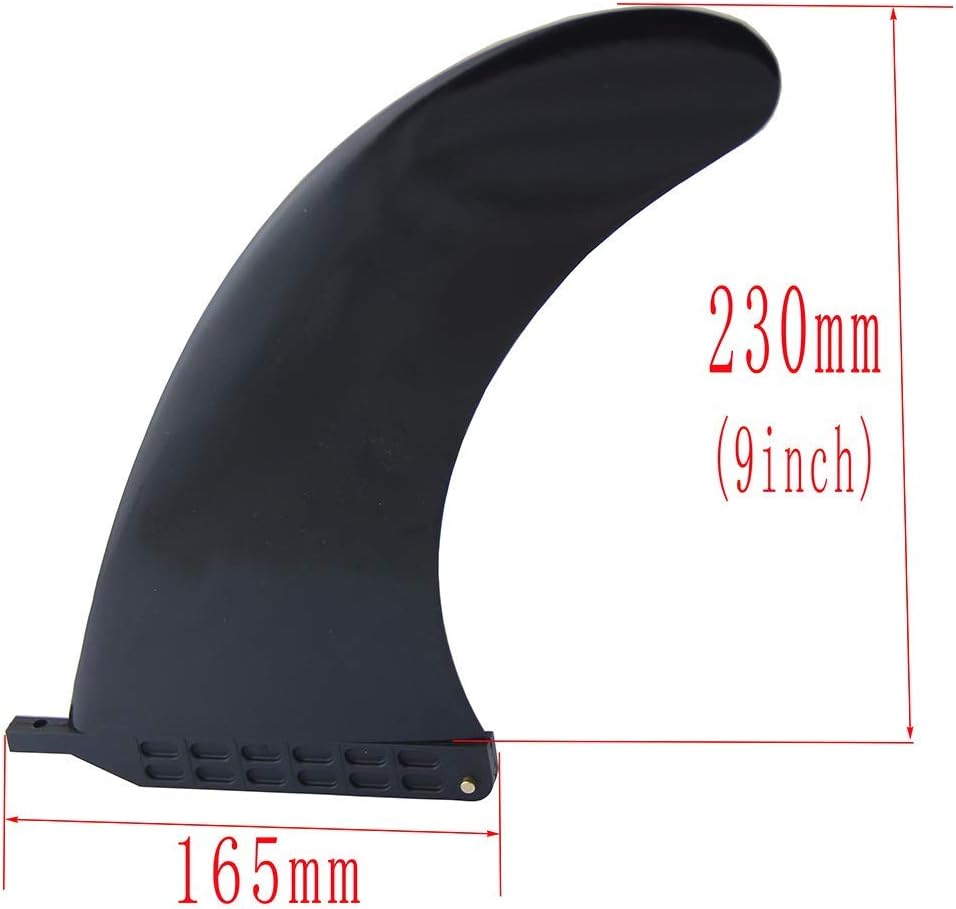 UP100® 6.5/7.5/8/9/9.5/10 inch Longboard & SUP Single Fin - Center Fin for Surfboards & Paddle Boards with Smart Screw
