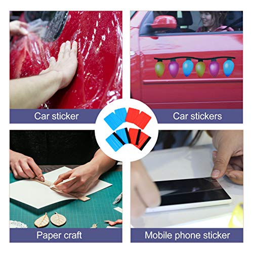 Kit de ferramentas para embrulhar o carro com 8 peças de feltro para rodo de feltro para aplicação d