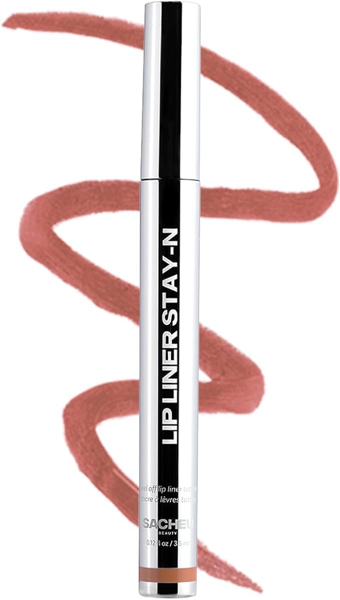 Lip Stain Lip Tint Lip Stain Peel Off Lip Tattoo Sachu Sacheu Lip Liner Stay-N - Peel Off Lip Liner Tattoo, Peel Off Lip Stain, Long Lasting Lip Stain Peel Off (p-INKED (Pink))