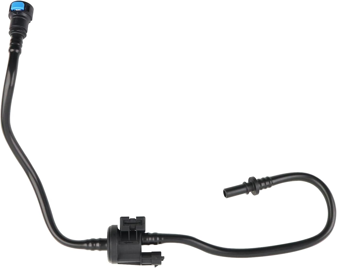 Vapor Canister Purge Solenoid with Fuel Line Compatible with Jaguar XF XJ XK, Land Rover LR4 Range Rover Sport 5.0L V8 Replace LR010806 AJ811689