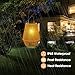Solar Lanterns, KagoLing Solar Lanterns Outdoor Waterproof Hanging Solar Lights Outdoor Waterproof Solar Lamp Lights Decoration for Outside Garden,Yard,Patio,Porch,Trees,Lawn,Pathway Decor, 2 Pack