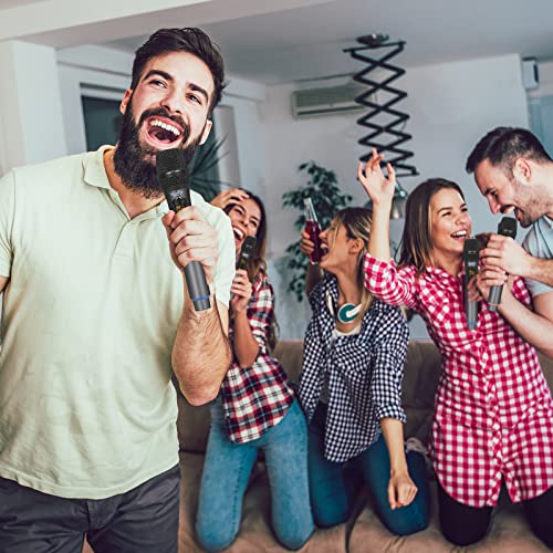 Microcking Wireless Microphone, Uhf Metal Handheld Cordless Dynamic Mic System, Auto Connect, 1/4‘’Output, 200 Ft For Karaoke/Party/Dj/Wedding/Speech/Outdoor Events #TOP6