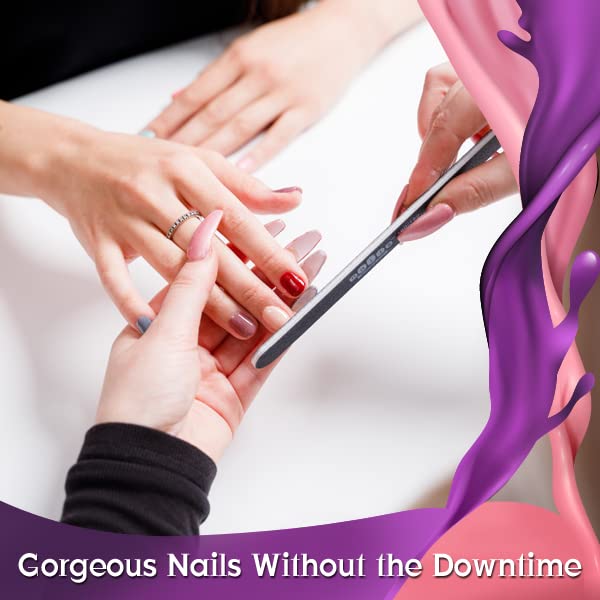 Dip Powder Gel Liquid Set Only 3 x 15ml/ Bottles Top Coat Liquid Set for 21 Days of Vibrant Nails - No UV or LED Needed - Nail Dip Powder Liquids - Cruelty-Free Formula (Top Coat)