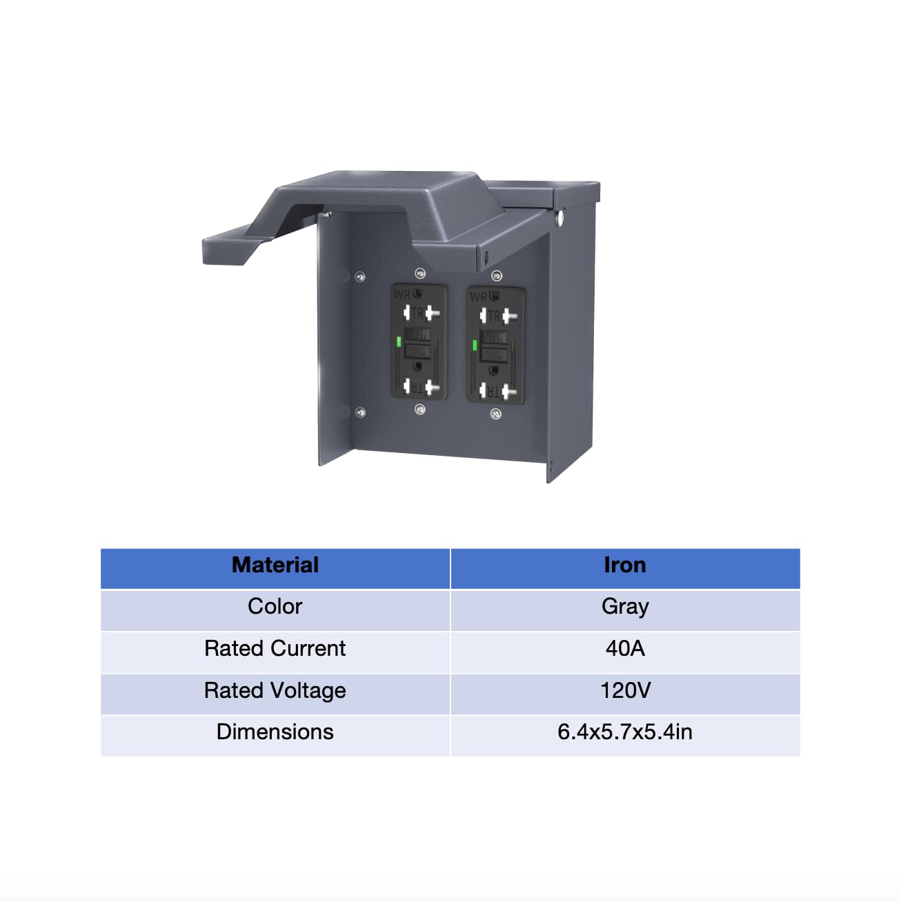 Carlon Lamson & Sessons BH235A SuperBlue Hard Shell Double Gang Box