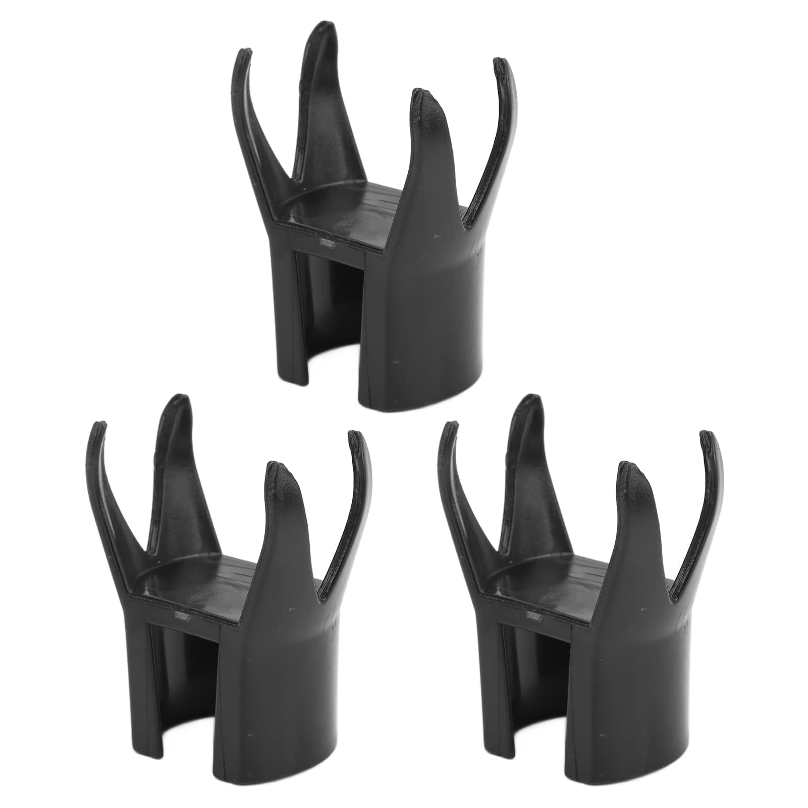 HERCHR 3Pcs Golf Ball Grabbers, Plastic Portable Golf Ball Pickup Claw Golfers Balls Retrievers Pick Up Tool with 4 Prong Claws Durable Golfers Balls Retriever Pick Up Tool for Any Golfs Handle