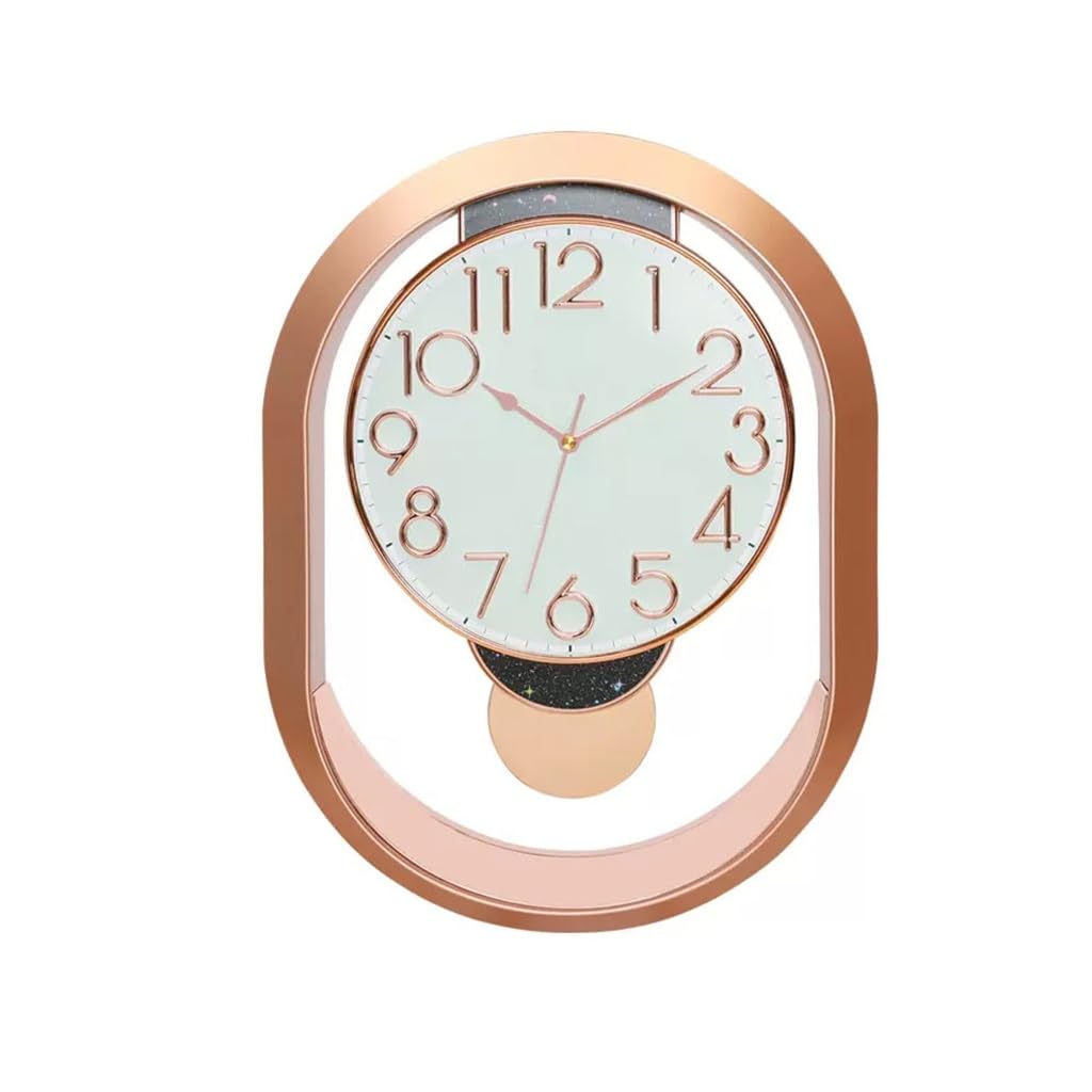 JFDBGU Horloge Murale Vintage : Finis les Tic-Tac dans la Chambre et le Salon