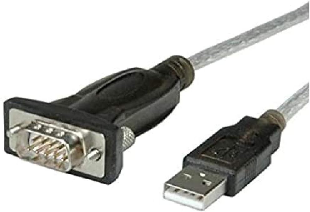 Nilox Nx080500107 - Cable Interface/Gender Adapters (Serial Db9, Usb 2.0 A, Black, Grey, Male/Male), schwarz / grau