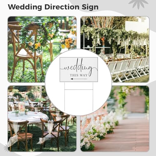 Panneaux de mariage fléchés pour orienter facilement - 8