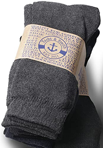 Yacht & Smith Mens and Womens Thermal Winter Socks, Warm Cold Resistant Bulk Pack2