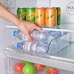 Adjustable Soda Can Dispenser for Refrigerator –Expandable Width PET Drink Organizer, Stackable Space-Saving Fridge Organizer for Cans & Bottles – 2 Pack - Image 2