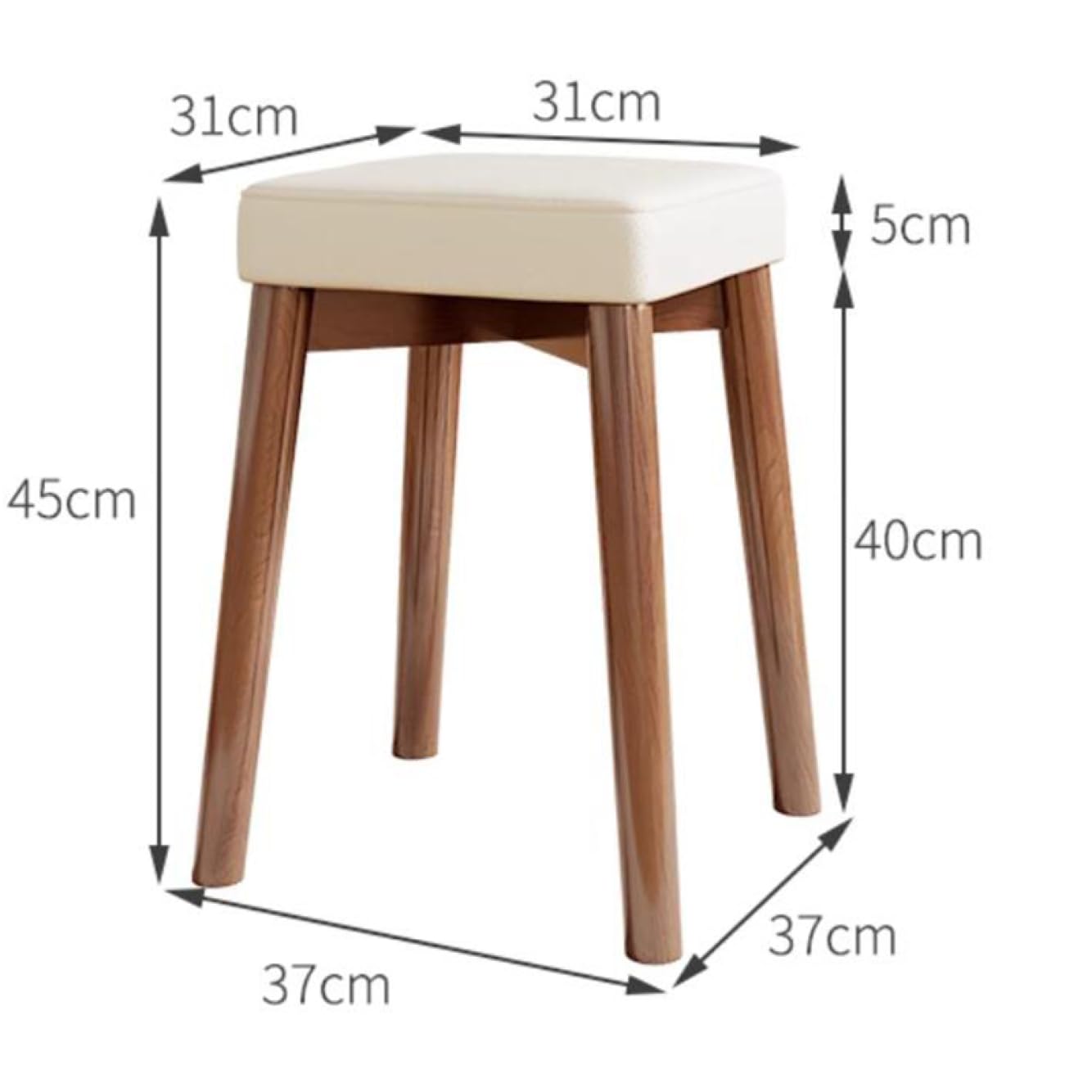 木製 スツール d 木工家具 スツール | LISCIO Stool | 柿渋染 | DENTO