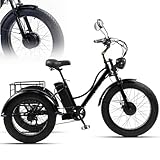 EaThsalL 24 E BIK Herren DamenElektro-Dreirad Für Erwachsene 3 Rad...