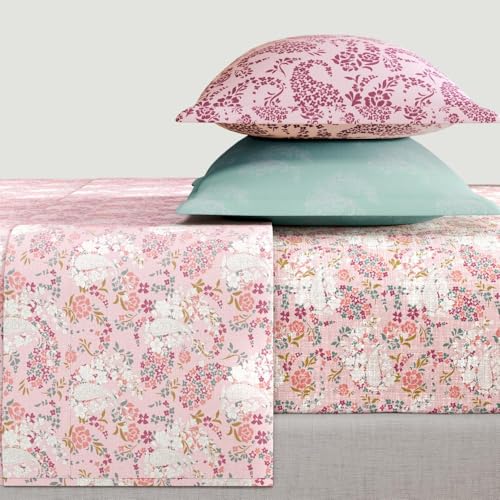Image of Wakefit Cotton Fitted Bedsheet | 300 TC Elastic Fitted Sheet, Queen Bed Bedsheet With 2 Pillow Checkered Covers | Olivia - 78X60 Inches, Multicolor