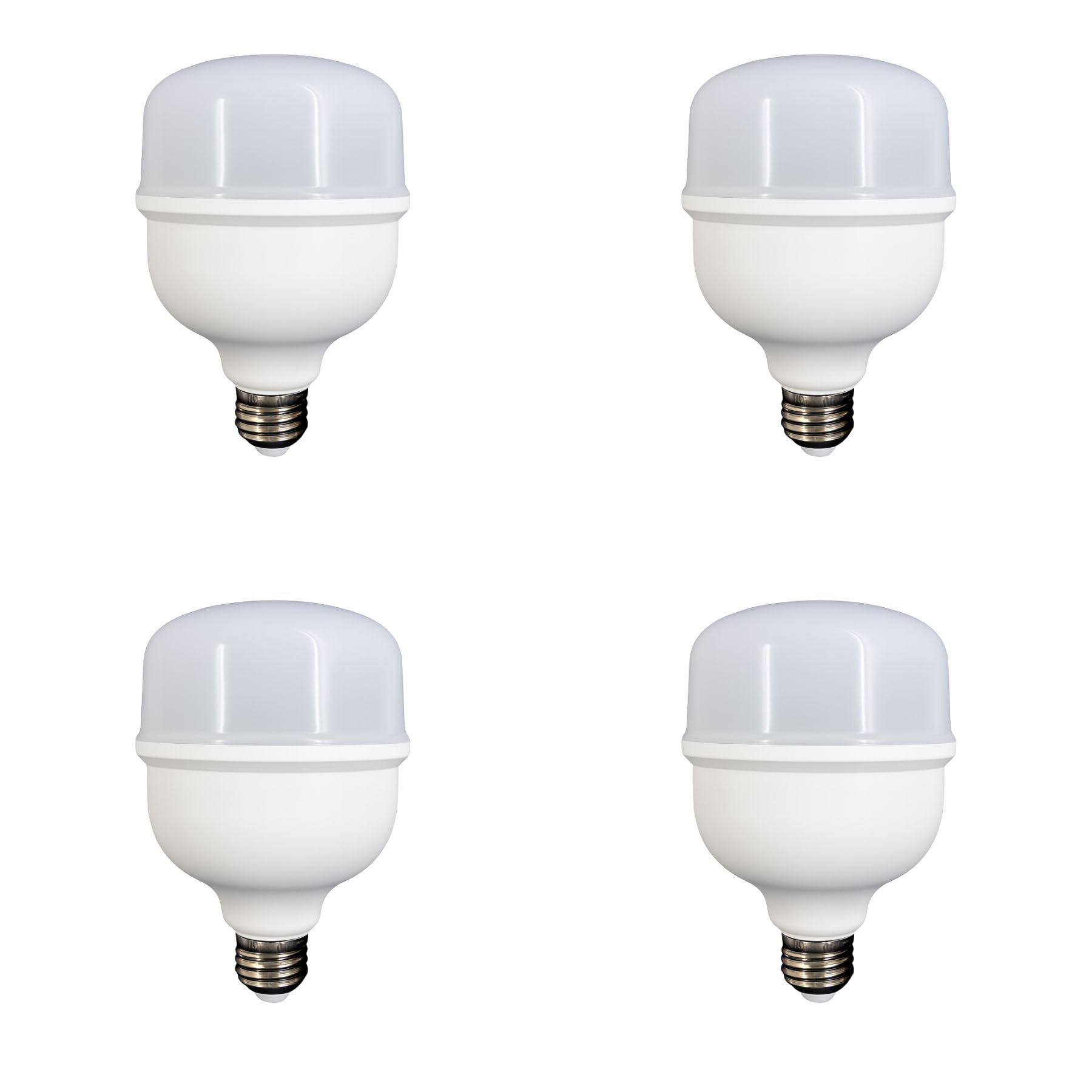 A2ZWORLD 4 Pezzi Lampada Led E27 Globo Gigante T120, 38W=230W 4050 Lumen, Diametro 117mm Lunghezza 179mm, Bianco Freddo 6500K, Angolo 360°