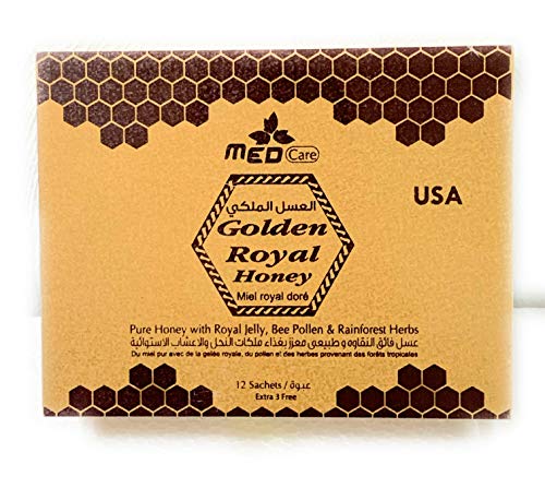 Golden Royal Honey for him 20g - 12 Satchets a Box