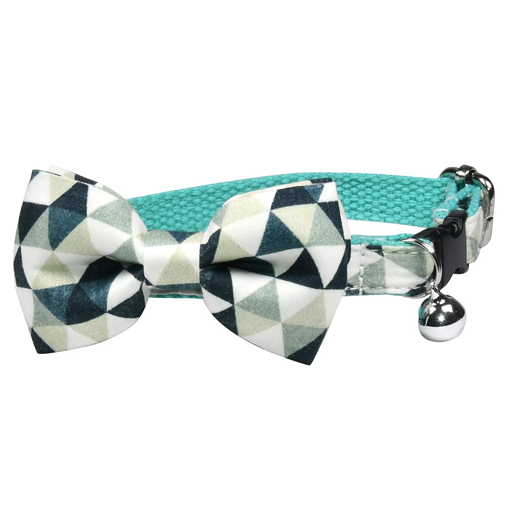 Katzenhalsband Mit Fliege & Glöckchen – Sicherheitsschnalle, Verstellbar