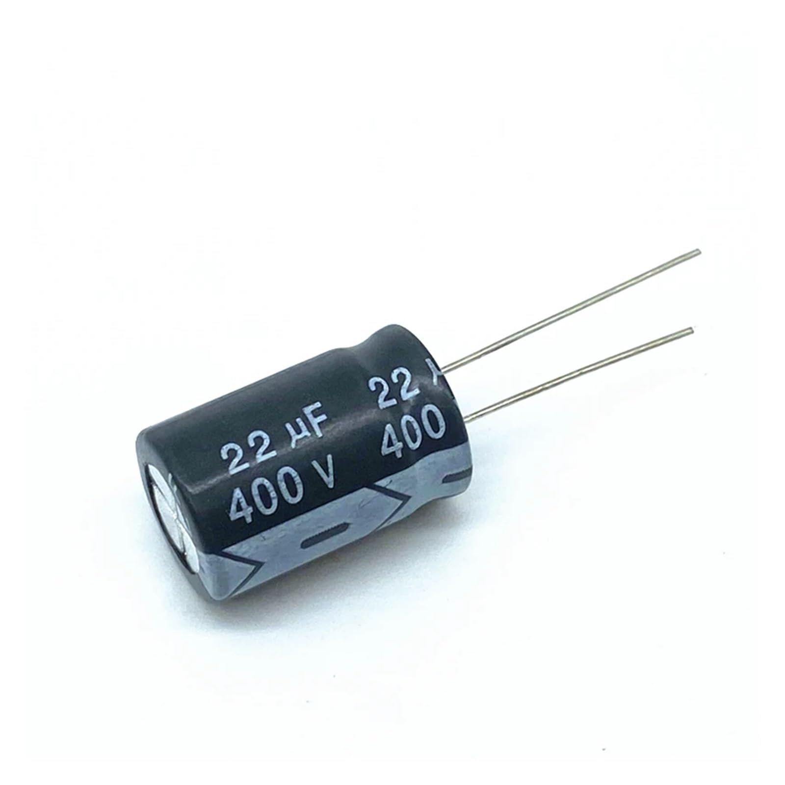Condensateur 22uF 400V composant électronique 13x20mm pour réparation alimentation TV