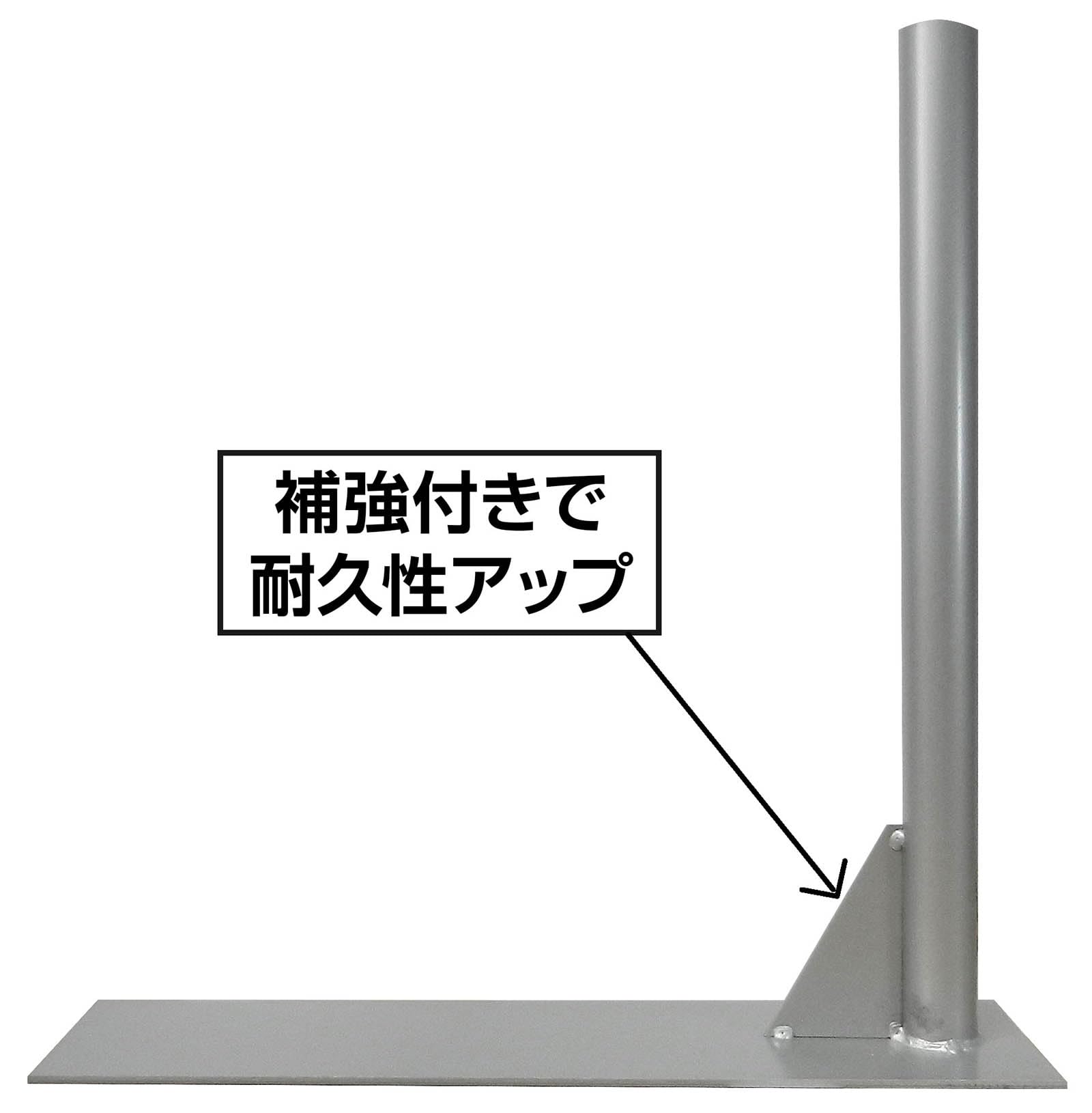 【6個セット】のぼり　補強付ポール立て 3m・4m共用　タイヤ踏み込み式② Amazon.co.jp: 【ケメル】 のぼり旗用ポール立て(補強付) 1台 タイヤ