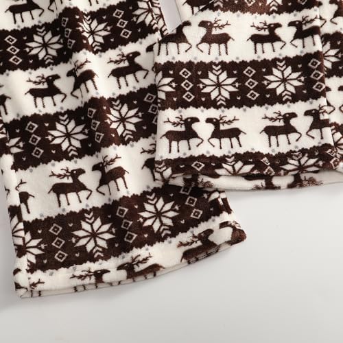 Christmas Pajama Pants for Women Flannel Fuzzy Christmas Tree Sleep Pants - image 9
